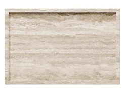 Mesa De Apoio* Mesa de apoio em travertino – – Crow Wide Bege