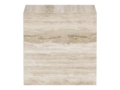 Mesa De Apoio* Mesa de apoio em travertino – – Dove Bege