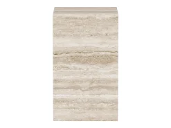 Mesa De Apoio| Mesa de apoio em travertino – – Dove Tall Bege