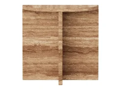 Mesa De Apoio* Mesa de apoio em travertino – nogueira – Swan Castanho