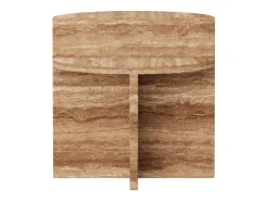 Mesa De Apoio* Mesa de apoio em travertino – nogueira – Swan Castanho