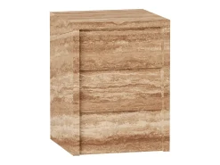 Mesa de apoio em travertino – nogueira – Pelican^ Mesa De Apoio