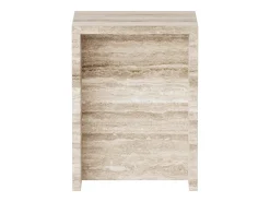 Mesa De Apoio* Mesa de apoio em travertino – – Falcon Bege
