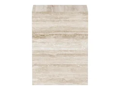 Mesa De Apoio* Mesa de apoio em travertino – – Falcon Bege