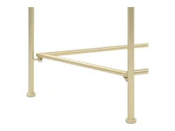 Mesa De Apoio|vidaxl Mesa de apoio estilo vintage metal 87x34x73 cm Dourado