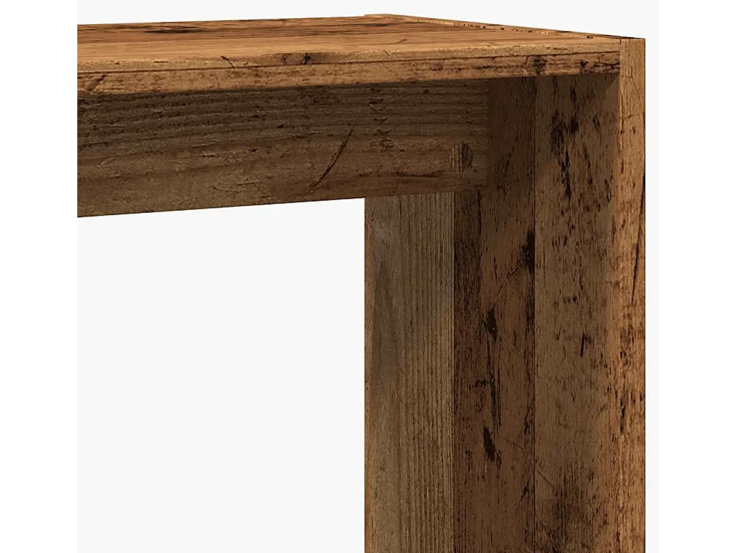 Mesa De Apoio|vidaxl Mesa de apoio madeira velha 50x26x50 cm madeira trabalhada Natural claro