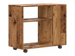 vidaxl Mesa de apoio madeira velha 70x35x55 cm madeira trabalhada^ Mesa De Apoio