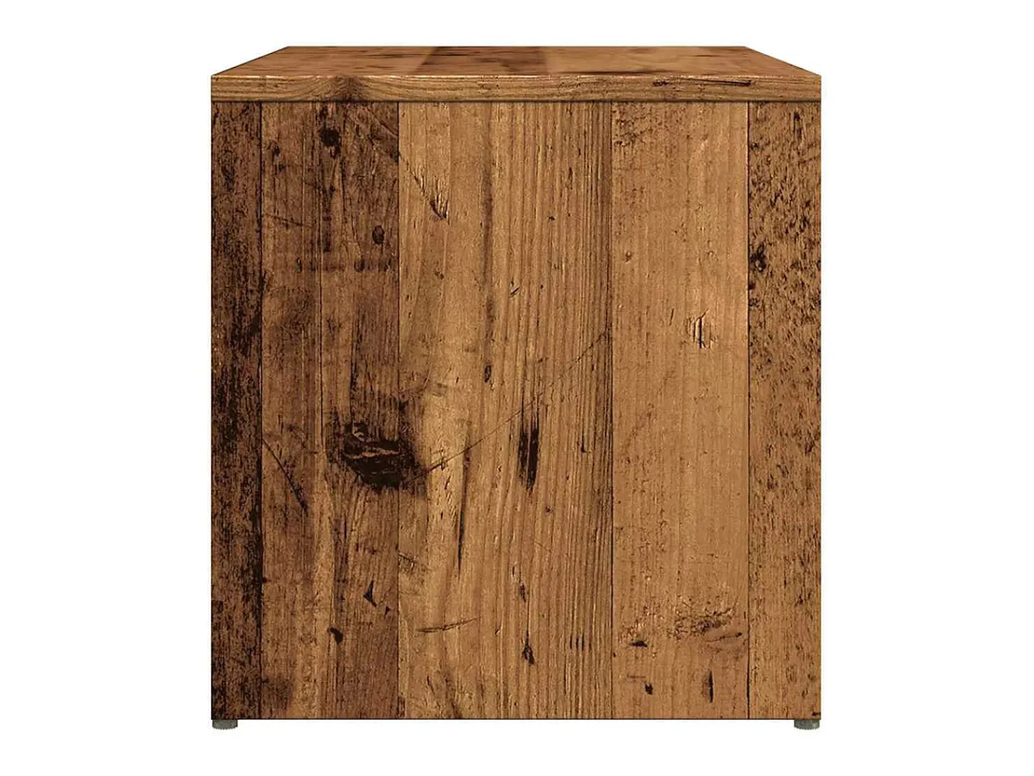 vidaxl Mesa de apoio madeira velha 59x36x38 cm madeira trabalhada^ Mesa De Apoio