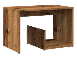 vidaxl Mesa de apoio madeira velha 59x36x38 cm madeira trabalhada^ Mesa De Apoio