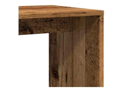 vidaxl Mesa de apoio madeira velha 59x36x38 cm madeira trabalhada^ Mesa De Apoio