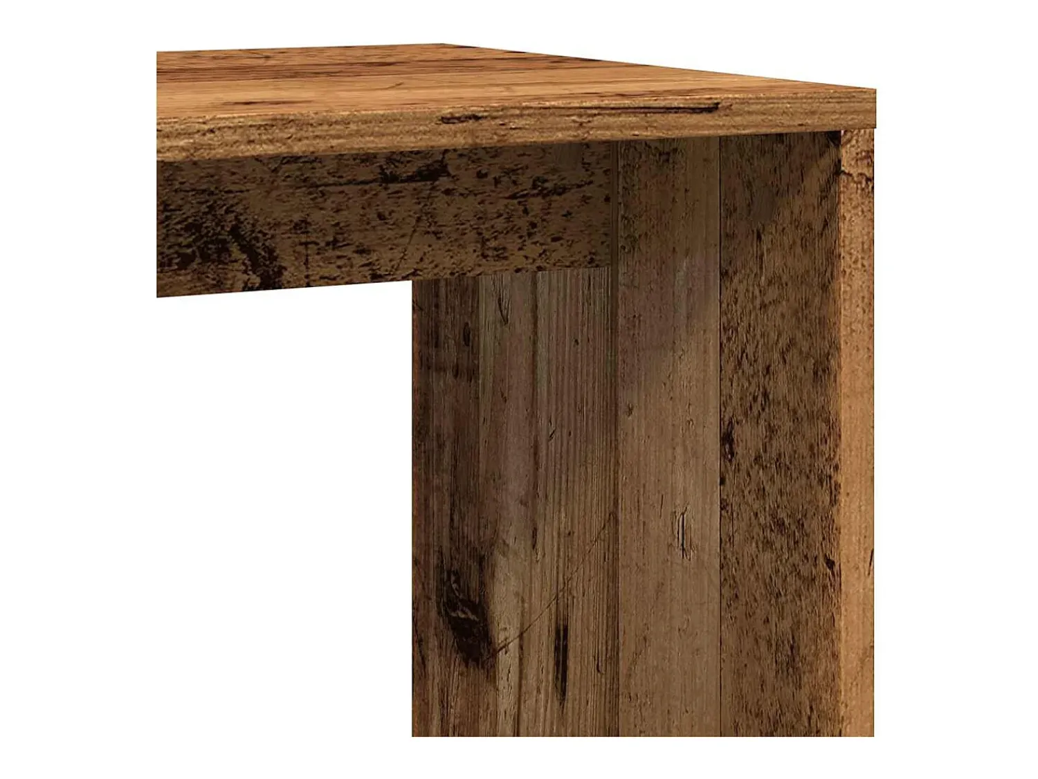 vidaxl Mesa de apoio madeira velha 59x36x38 cm madeira trabalhada^ Mesa De Apoio