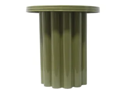 Mesa De Apoio|Vente-unique Mesa de apoio redonda em metal de cor verde - BALIA Caqui