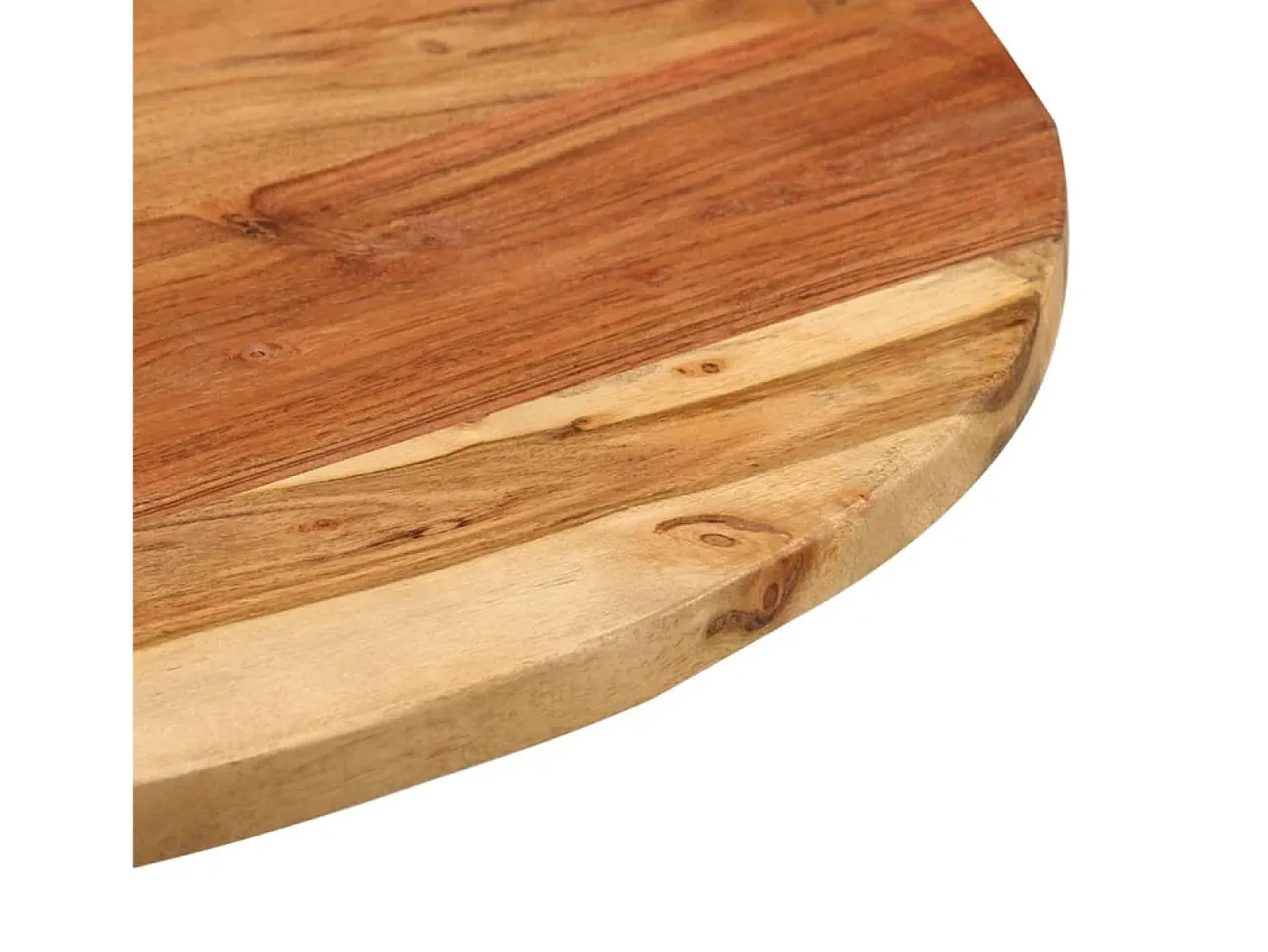 Mesa De Apoio* Mesa de apoio 60x(42-62) cm acácia maciça e ferro fundido PT277128 Castanho