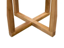vidaxl Mesa de apoio 40x50 cm madeira carvalho maciça^ Mesa De Apoio