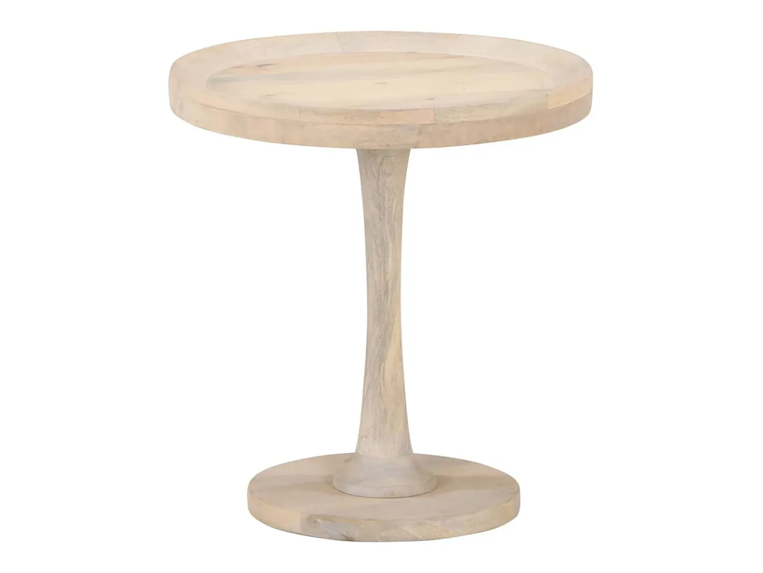 Mesa De Apoio|vidaxl Mesa de apoio Ø50x55 cm madeira de mangueira maciça Natural claro