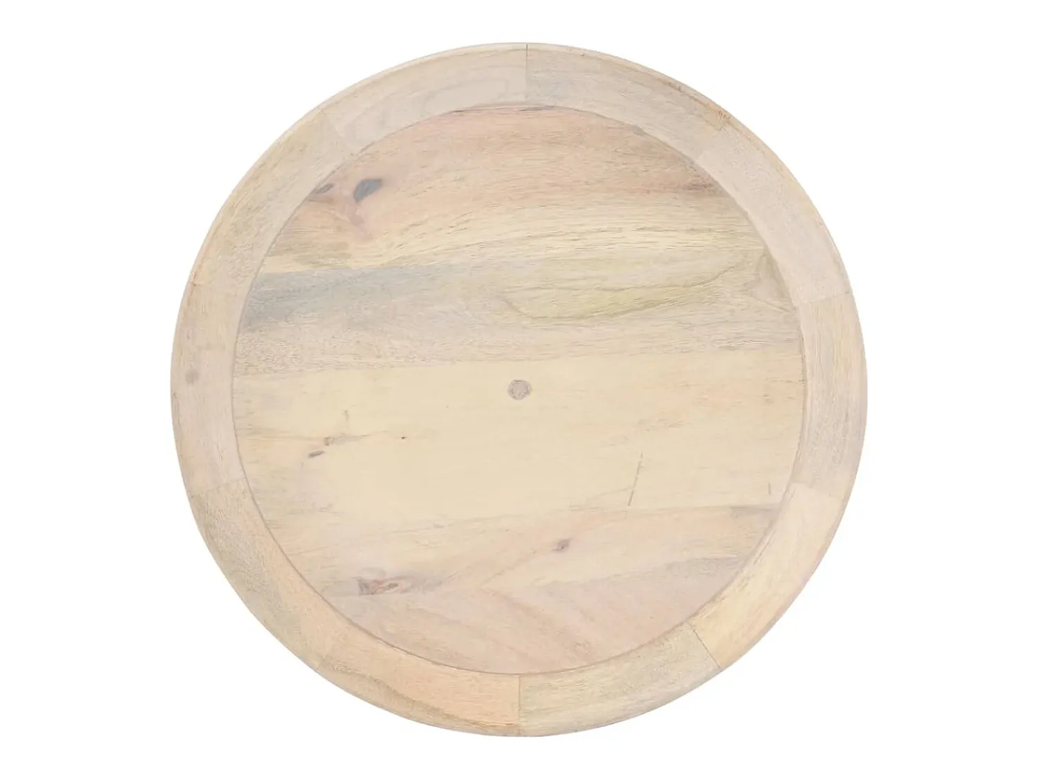 Mesa De Apoio|vidaxl Mesa de apoio Ø50x55 cm madeira de mangueira maciça Natural claro