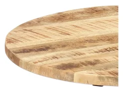 Mesa De Apoio* Mesa de apoio 60x(46-63) cm mangueira maciça e ferro fundido PT268229 Castanho