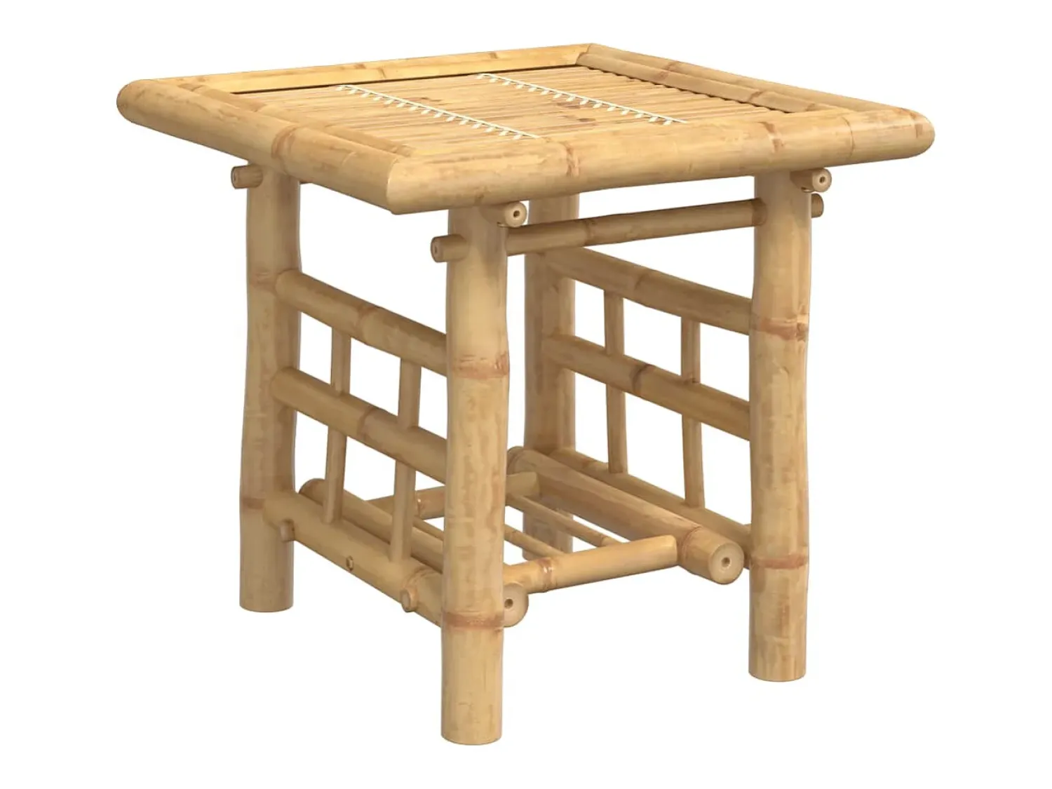Mesa De Apoio* Mesa de apoio 45x45x45 cm bambu PT399671 Castanho