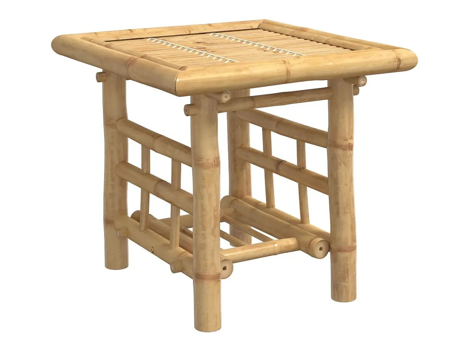 Mesa De Apoio* Mesa de apoio 45x45x45 cm bambu PT399671 Castanho