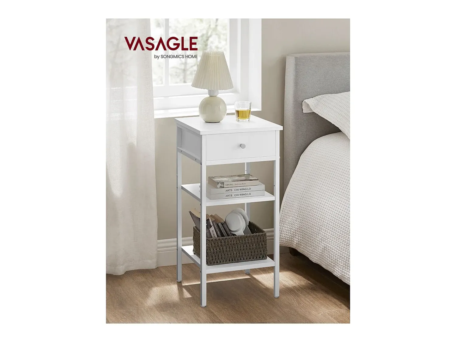 Mesa De Apoio* Mesa de Apoio 35x35x70 cm Branco