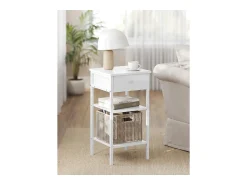 Mesa De Apoio* Mesa de Apoio 35x35x70 cm Branco