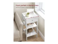 Mesa De Apoio* Mesa de Apoio 35x35x70 cm Branco