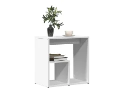 Discount Mesa de apoio 50x30x50 cm contraplacado PT238622 Branco