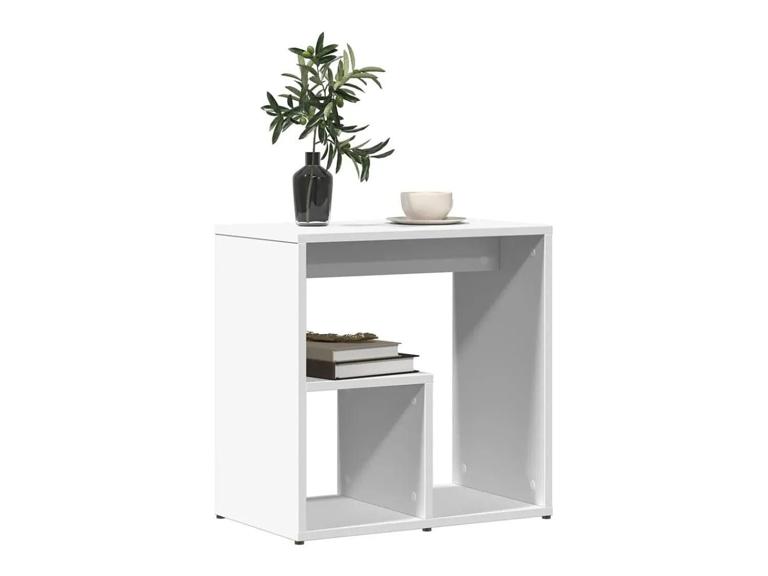Discount Mesa de apoio 50x30x50 cm contraplacado PT238622 Branco