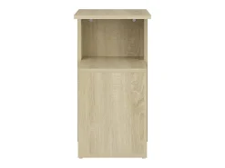Mesa De Apoio|vidaxl Mesa de apoio 36x30x56 cm contraplacado cor carvalho sonoma Natural claro