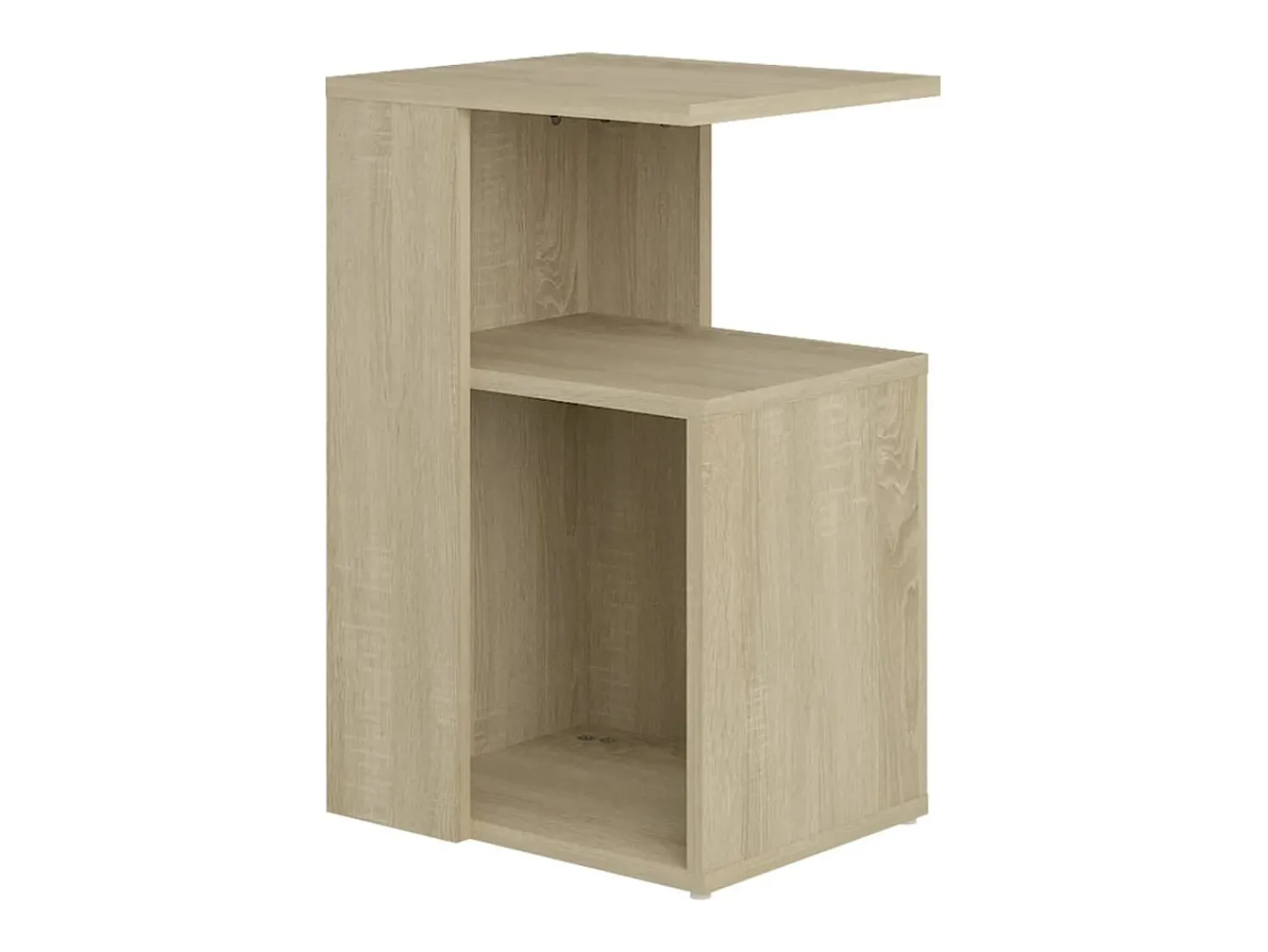 Mesa De Apoio|vidaxl Mesa de apoio 36x30x56 cm contraplacado cor carvalho sonoma Natural claro