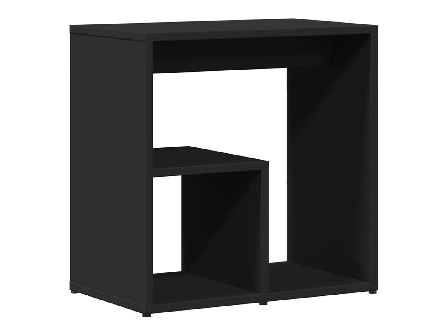 Mesa De Apoio| Mesa de apoio 50x30x50 cm contraplacado PT420205 Preto