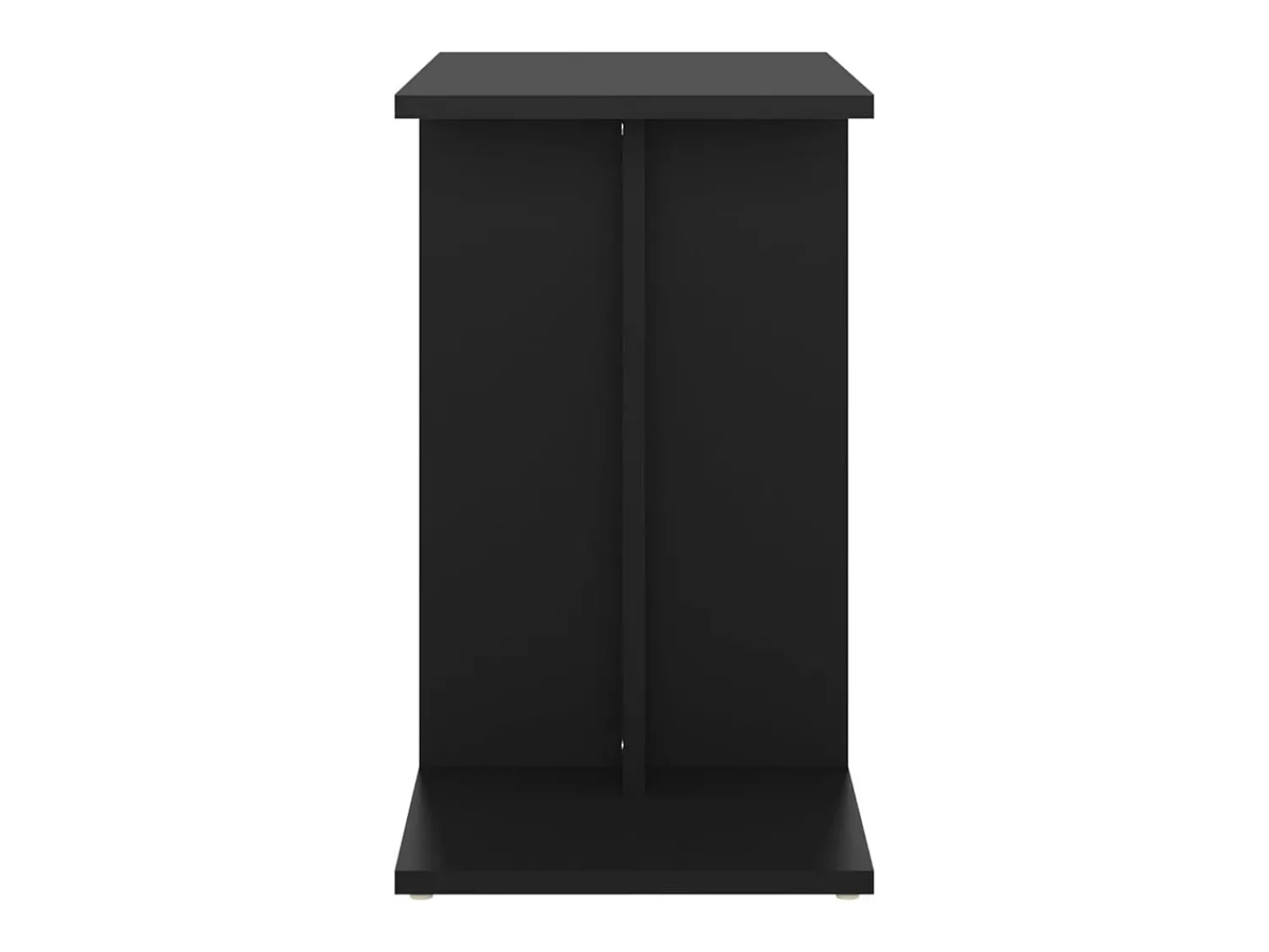 Outlet vidaxl Mesa de apoio 50x30x50 cm contraplacado Preto