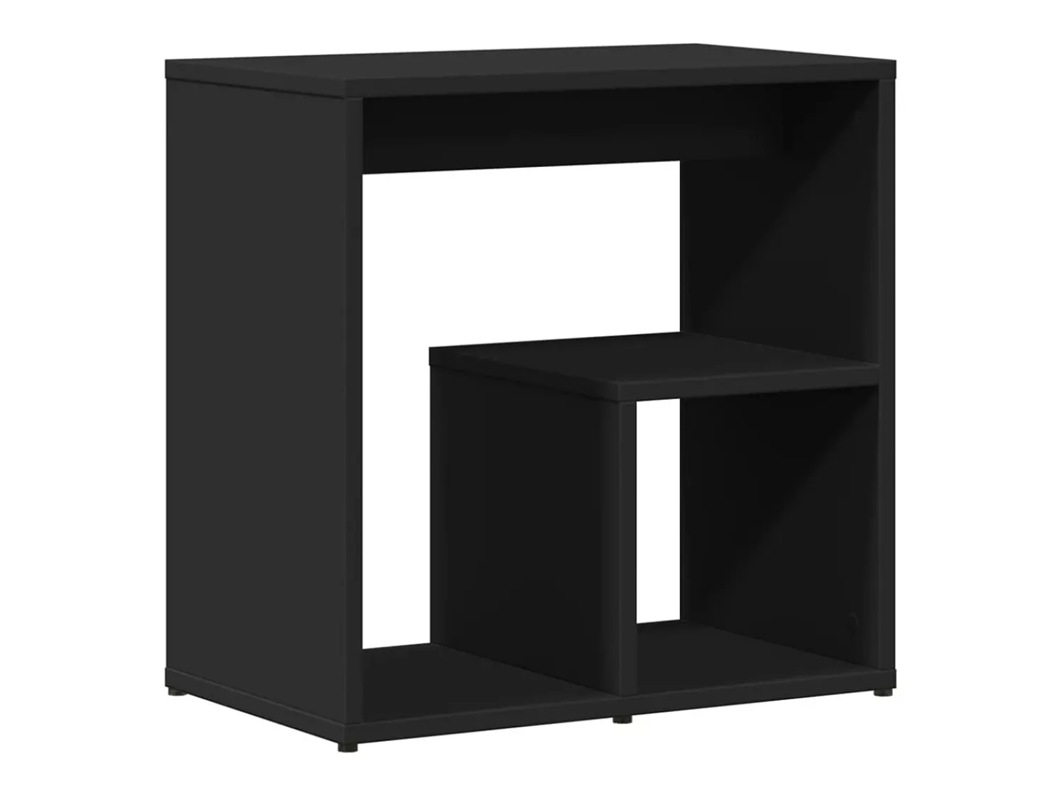 Mesa De Apoio*vidaxl Mesa de apoio 50x30x50 cm contraplacado Preto