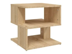 Mesa De Apoio|vidaxl Mesa de apoio 40x40x40 cm contraplacado cor carvalho sonoma Natural claro