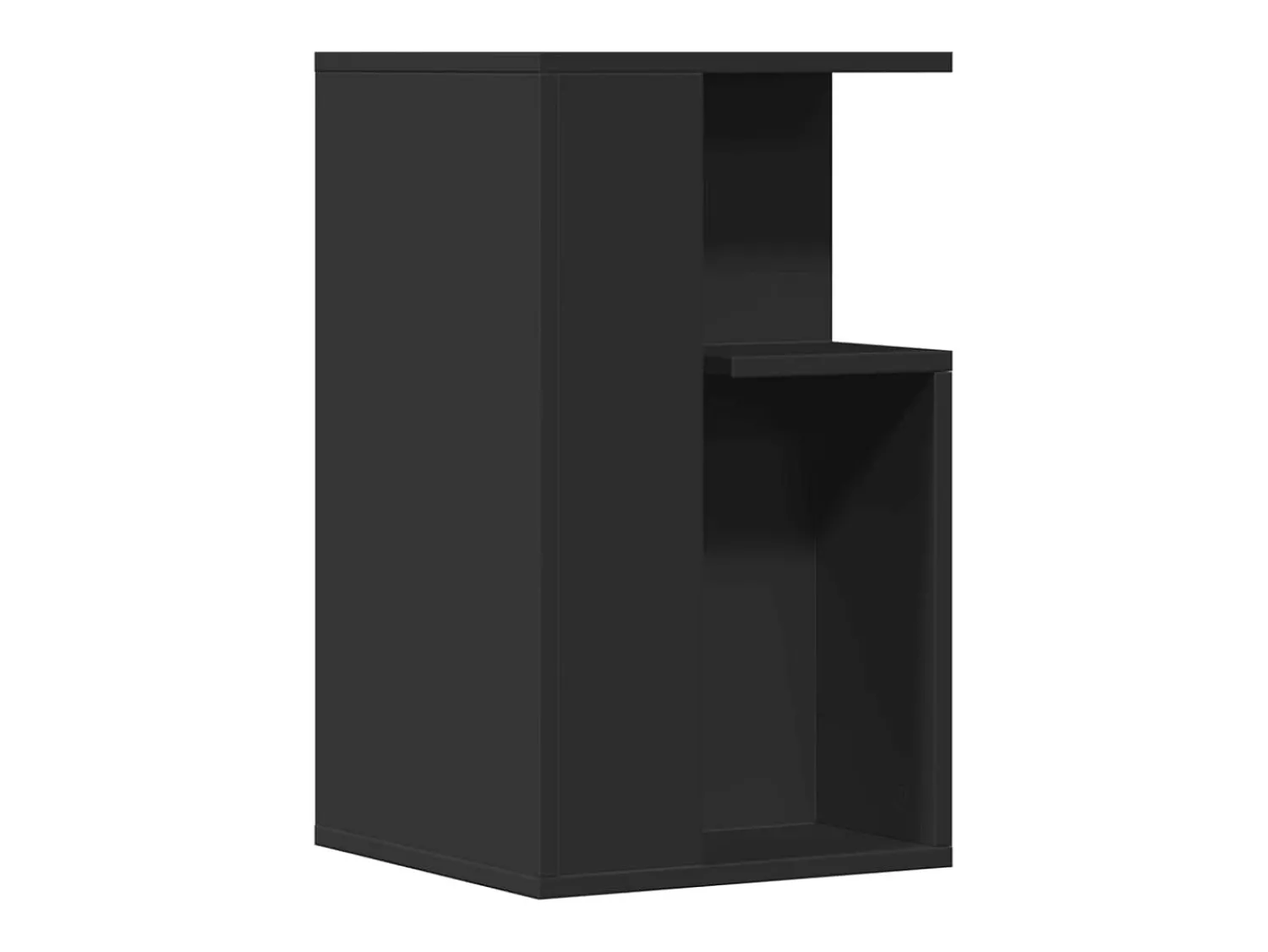 Best Mesa de apoio 35x35x60 cm derivados de madeira PT313642 Preto