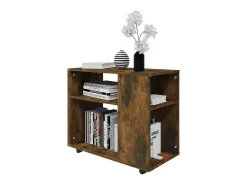 Mesa De Apoio|vidaxl Mesa de apoio 70x35x55 cm derivados de madeira carvalho fumado Natural claro