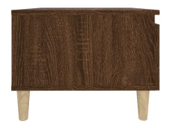 Mesa De Apoio*vidaxl Mesa de apoio 50x46x35 cm derivados madeira carvalho castanho Natural claro