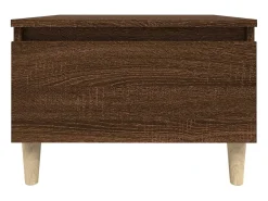 Mesa De Apoio*vidaxl Mesa de apoio 50x46x35 cm derivados madeira carvalho castanho Natural claro