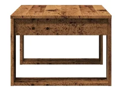 Mesa De Apoio*vidaxl Mesa de apoio 50x50x35 cm derivados de madeira madeira velha Natural claro