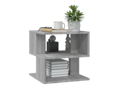 Mesa De Apoio|vidaxl Mesa de apoio 40x40x40 cm derivados madeira sonoma Cinzento