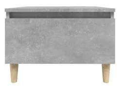 Discount vidaxl Mesa de apoio 50x46x35 cm derivados de madeira -cimento Cinzento