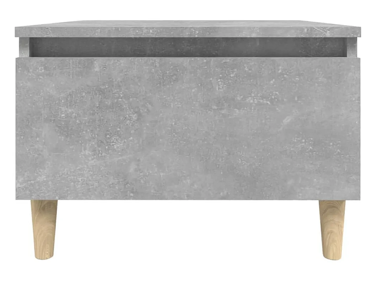 Discount vidaxl Mesa de apoio 50x46x35 cm derivados de madeira -cimento Cinzento