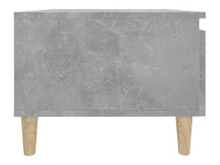 Discount vidaxl Mesa de apoio 50x46x35 cm derivados de madeira -cimento Cinzento