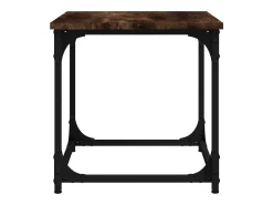 Mesa De Apoio|vidaxl Mesa de apoio 40x40x40 cm derivados de madeira carvalho fumado Natural claro