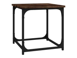 Mesa De Apoio|vidaxl Mesa de apoio 40x40x40 cm derivados de madeira carvalho fumado Natural claro