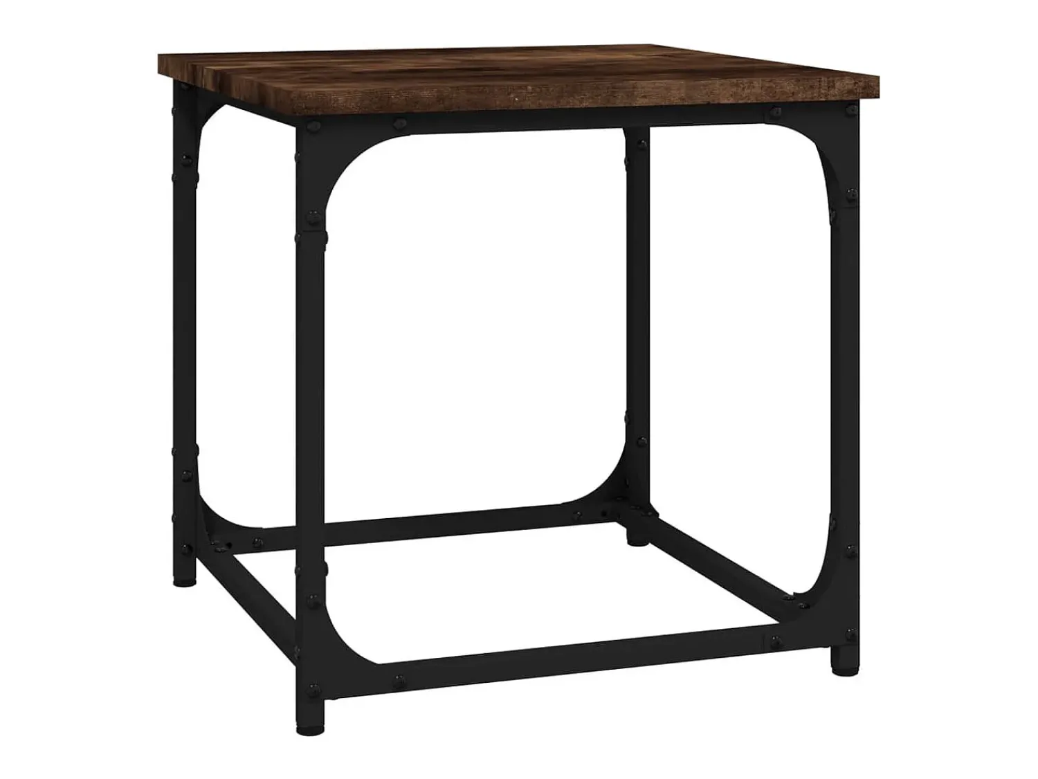 Mesa De Apoio|vidaxl Mesa de apoio 40x40x40 cm derivados de madeira carvalho fumado Natural claro