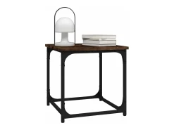 Mesa De Apoio|vidaxl Mesa de apoio 40x40x40 cm derivados de madeira carvalho fumado Natural claro