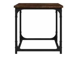 Mesa De Apoio|vidaxl Mesa de apoio 40x40x40 cm derivados de madeira carvalho fumado Natural claro
