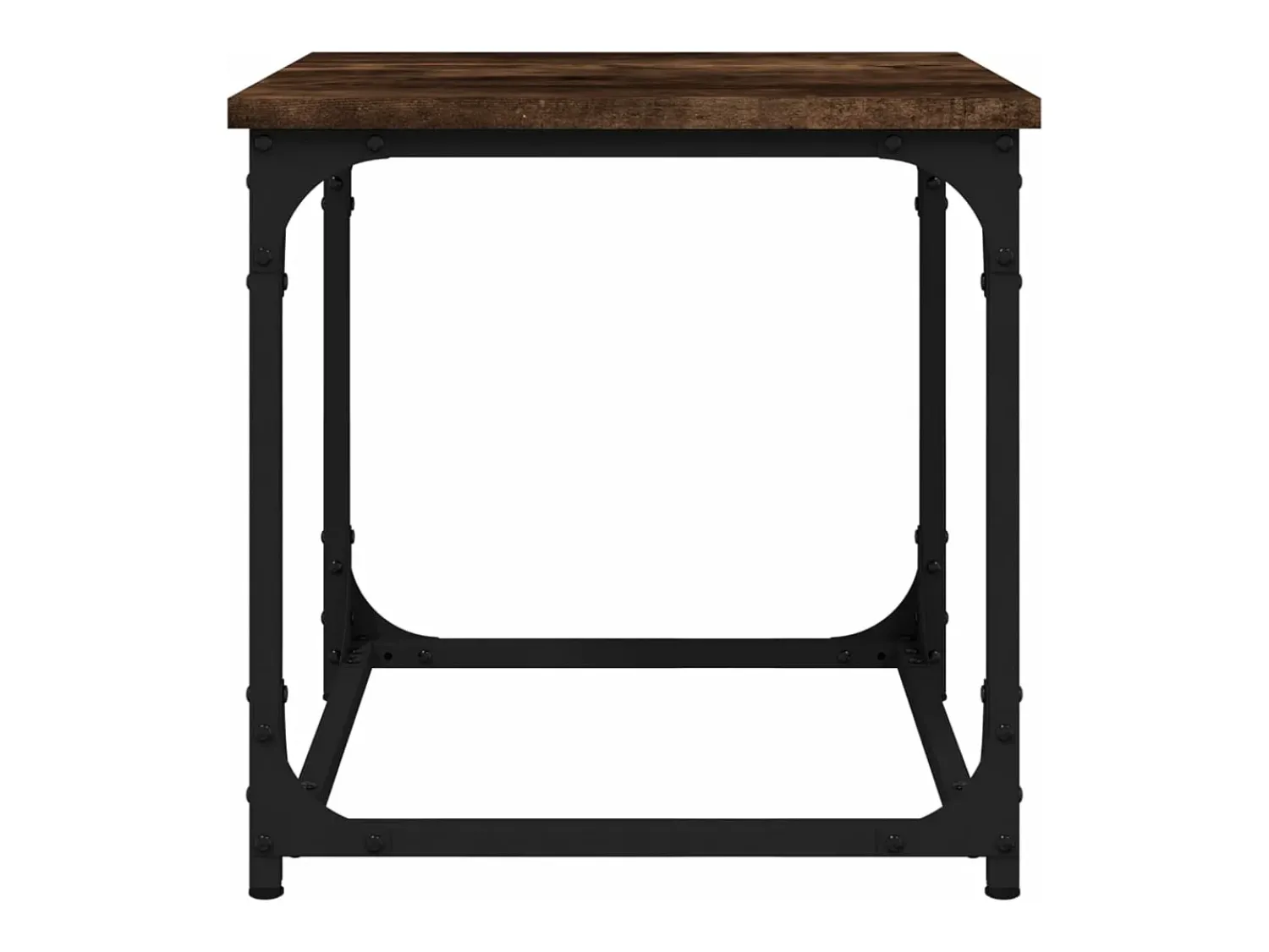 Mesa De Apoio|vidaxl Mesa de apoio 40x40x40 cm derivados de madeira carvalho fumado Natural claro