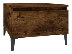 Mesa De Apoio*vidaxl Mesa de apoio 50x46x35 cm derivados de madeira carvalho fumado Natural claro